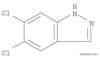 Molecular Structure of 124691-76-5 (5,6-DICHLORO-1H-INDAZOLE)